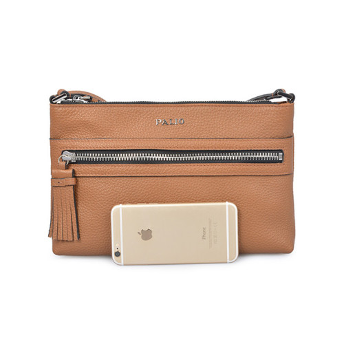 Clutch Purse Tan Color Letter Kleine Beuteltasche