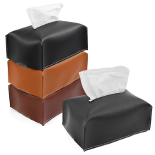 Auto Leather Multi-functional Tissue Box Holder