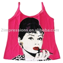 Lady's tank top, ladies camisole, cotton top