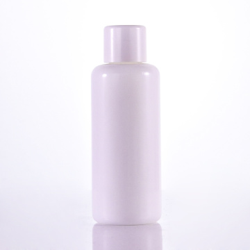 Round shoulder shaped lotion bottle with plastic cap