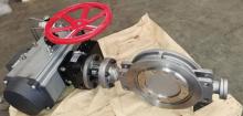 Air Pneumatic Actuator Butterfly Valve