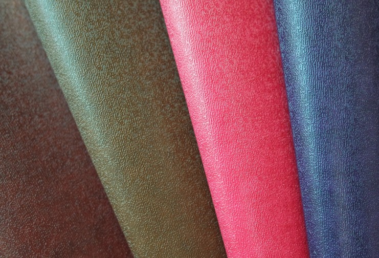 Geprägte Streifen PU-Leder für Handy Embossed stripes PU leather for mobile phone