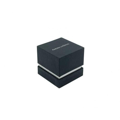 Mewah Mini Black Earring Packaging Ring Box Jewelry