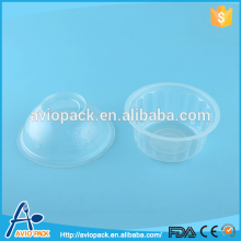 Environmental protection disposable round clear plastic bowl