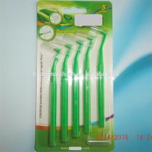 interdental brushes, "L" shaped teethpick