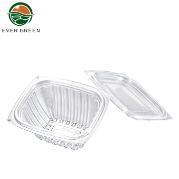 Disposable takeaway transparen plastic food container