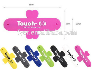 2015 New hot One Touch U silicone mobile phone stand