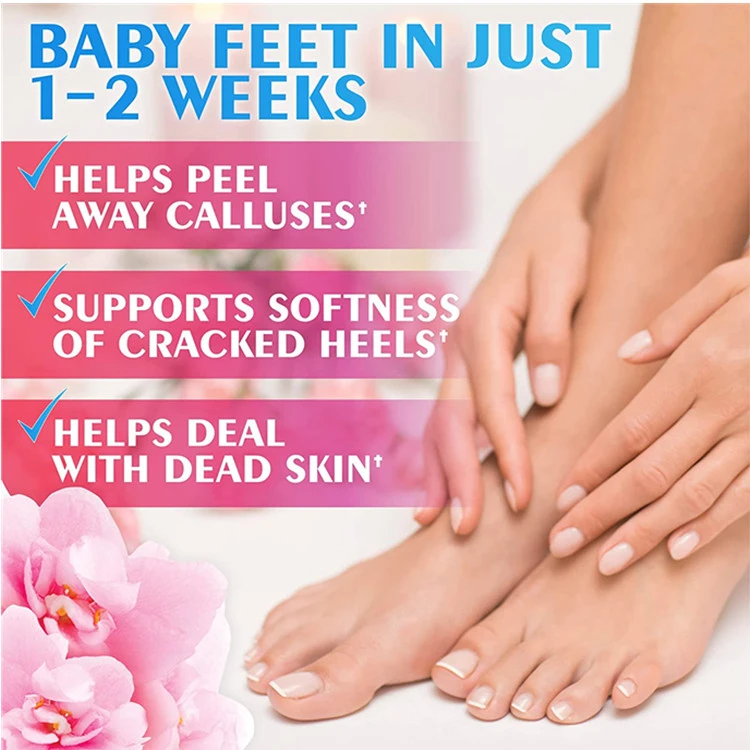 Advanced Skin Exfoliating Foot Peel Mask for Baby Soft Feet