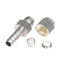 Stainless Steel Compression Fitting: Tube Compression to Hose Barb Fittings