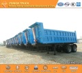 3 essieux Dump semi-remorque 60000kg