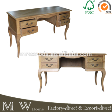 french solid oak dressing table, oak wooden dressing table, oak dressing table