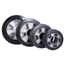 4 inch rubber wheel power wheels rubber tire stairs climber caster tri wheel 287 pounds rubber