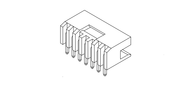 2,50 mm tonhöjd 90 ° Wafer Connector Series AW2506R-XP