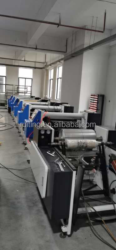 Automatic high speed label sticker paper printing and die cutting machine manufacturer for 6 color