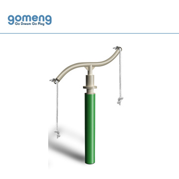 Dog Turns Around Playground Park Equipment: An Unusual Interaction