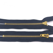 Closed End YG Slider Brass Zipper for Jeans