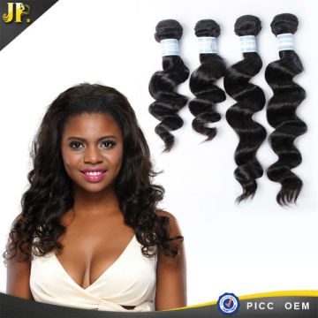 No tangle no shed human hair weave loose wave indian remy human hair weft