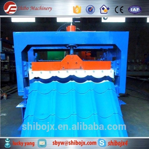 aluminium metal sheet galzed tile roll froming machine