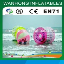 Play on the beach inflatable water roller ball