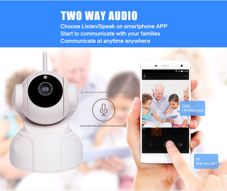 Two Way Audio IP Camera