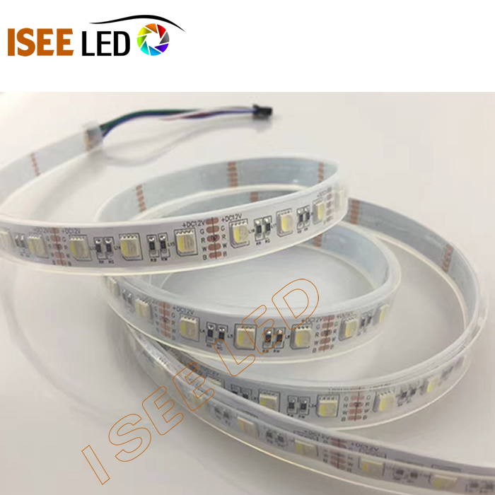 DC12V 120LEDS RGBW Маляўнічая гнуткая паласа