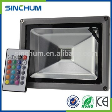 project light rgb led flood light with remote control