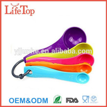 Colorful Baking Tool Plastic Measuring Spoons Set