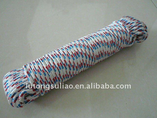16 ply pp rope, pp braided rope, braided rope fo sale