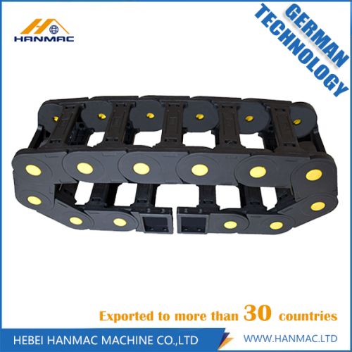 Black Nylon Drag Chain Wire Carrier CNC Machine