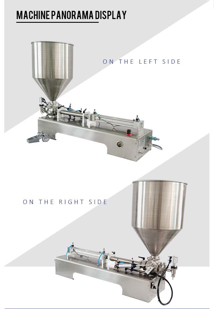 high quality viscous liquid filling machine for peanut butter / salad / ketchup paste filling machine