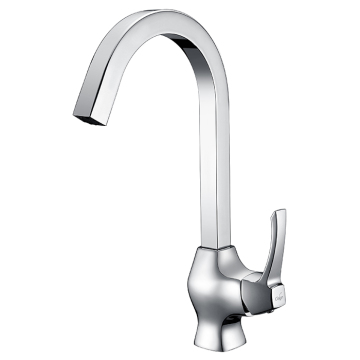 Polished Solid Brass Kitchen Single Lever Faucet