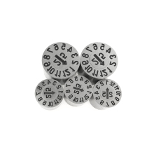 2025 Date Stamps for Plastic Mold Accessories - SUS420 Date Code Inserts