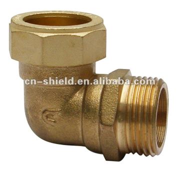 Brass Union Elbow Compression Fittings for Copper Pipe