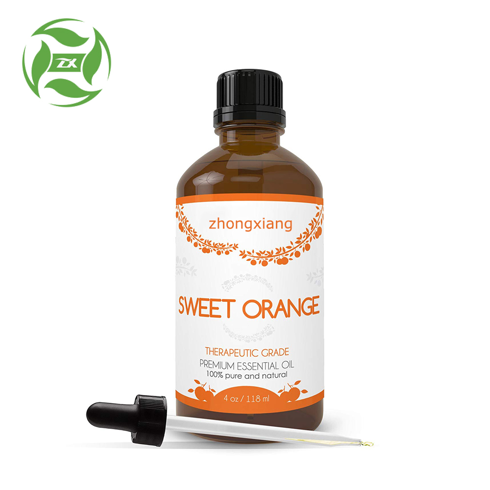 Aceite esencial de naranja dulce puro para difusor de aroma.