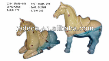 Cearmic horses statues for sale