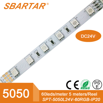 5050 rgb rechargeable cheap led strip light with battery power