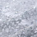 Silver Sequins Mesh Embroidery Fabric