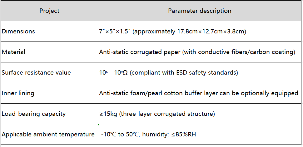 small esd carton box