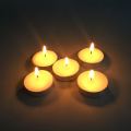 Dekorationer Paraffinvax 12g Tealight Olyftat ljus