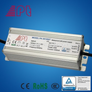 TUV certificate transformerLED waterproof power supply(PA-361200T)