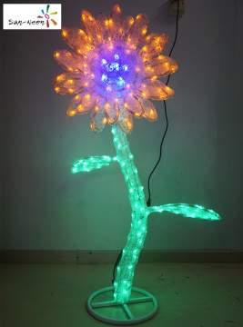 Hot sale sunflower quotes artificial red sunflower head with CE and RoSH