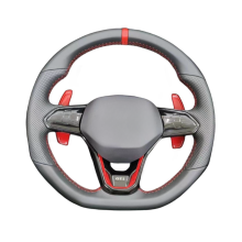 Racing Car Game Leather Steering Wheel for Volkswagen Golf