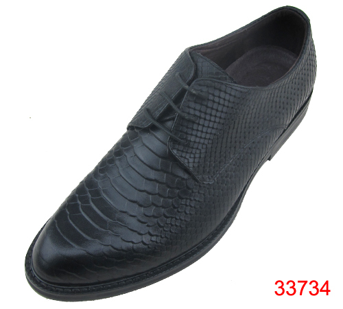 snake calfskin material formal men leather shoes