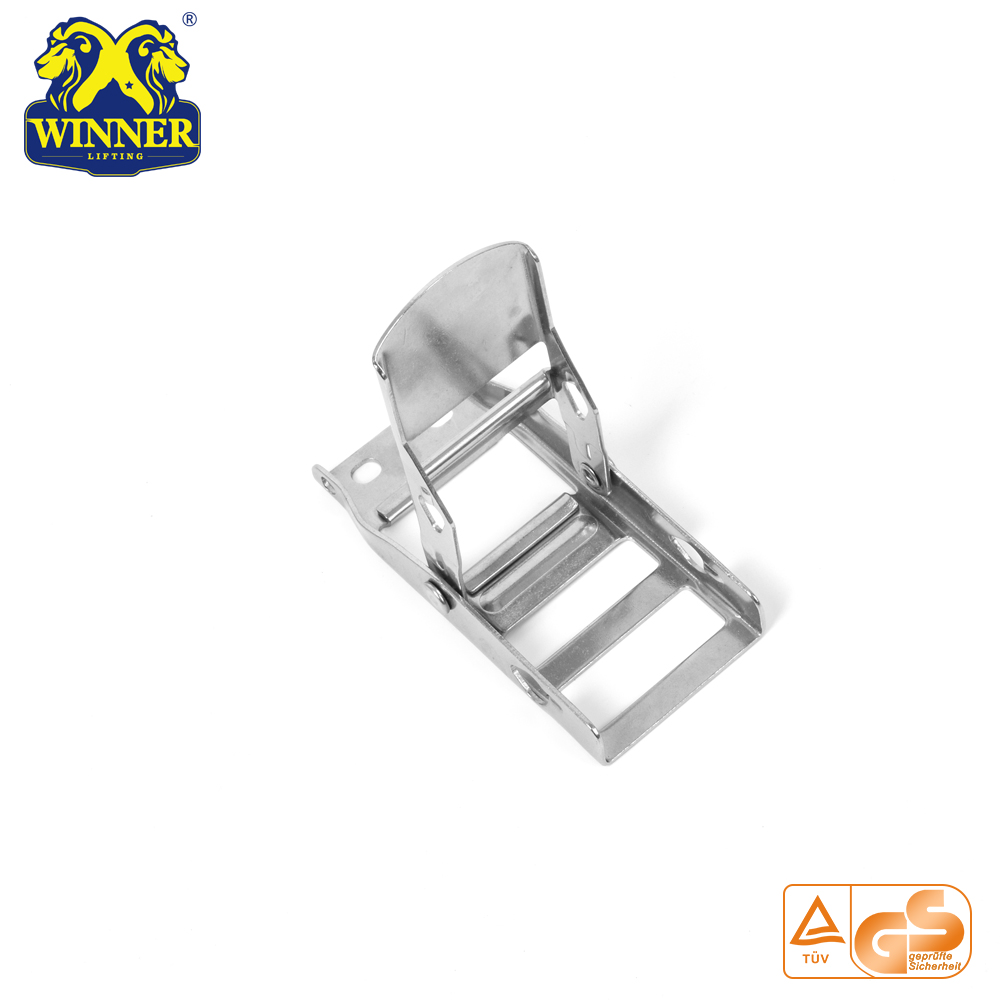 2 Inch White Zinc Steel Overcenter Buckle For Lashing Belt