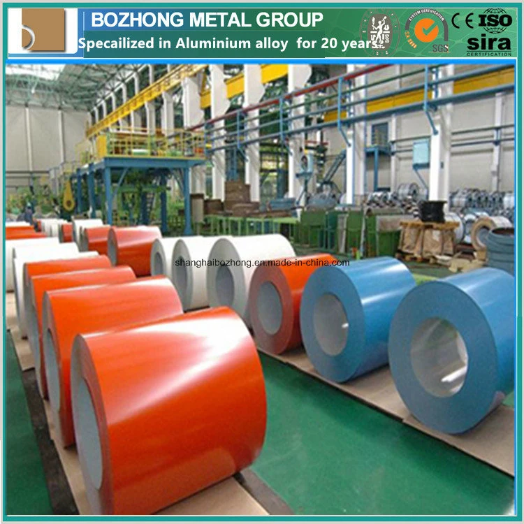 China Aluminium Manufacture Roll Coated Prepainted 6070aluminum Coil/Prepainted Aluminum Coil