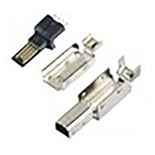 Mini USB 5P Plug Solder Assemble B Typ