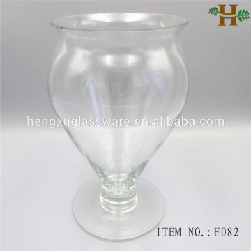 bulk wholesale footed glass vases for flower arrangements