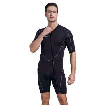 Seaskin Front Zip Short Sleeve Wetsuit for Diving