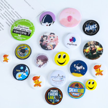 Wholesale Custom Metal Tinplate Button Badges with Logo Printing