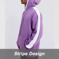 Sweats à capuche pour hommes violets faits sur mesure à vendre